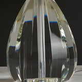 Classic Geometric Barrel Lampshade Crystal Base Table Lamp Image - 8