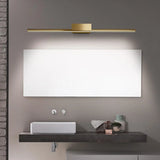 Classic Gold Linear LED Bathroom Mirror Vanity Light Image - 1