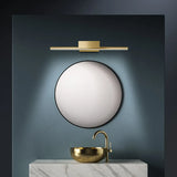 Classic Gold Linear LED Bathroom Mirror Vanity Light Image - 15