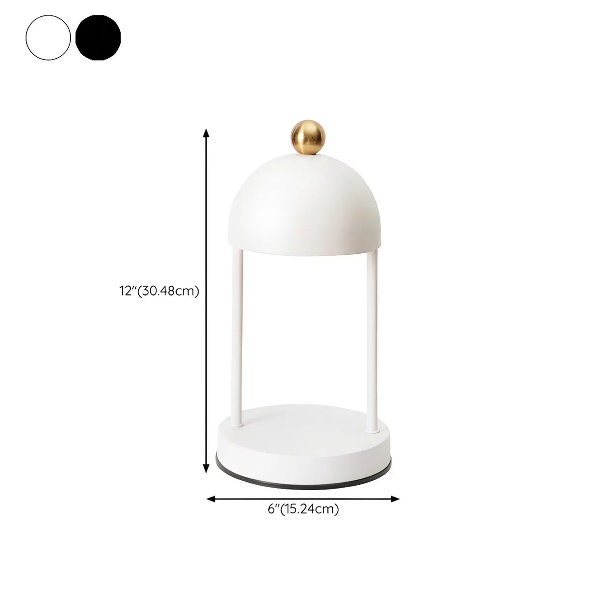 Classic Metal Dome Candle Warmer Decor Table Lamp 