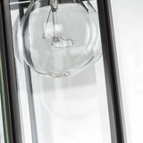 Classic Metal Lantern Clear Glass Wall Light Black Image - 14