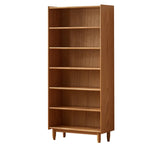 Classic Modular Adjustable Shelves Oak 6-Shelf Bookcase Image - 3