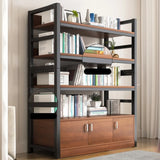 Classic Multi-shelves Vertical Alloy Display Bookcase Image - 14