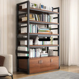 Classic Multi-shelves Vertical Alloy Display Bookcase Image - 20