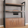 Classic Multi-shelves Vertical Alloy Display Bookcase Image - 25