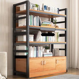 Classic Multi-shelves Vertical Alloy Display Bookcase Image - 32