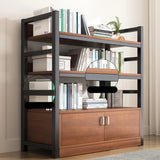 Classic Multi-shelves Vertical Alloy Display Bookcase Image - 4