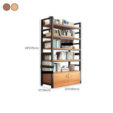 Classic Multi-shelves Vertical Alloy Display Bookcase Image - 44