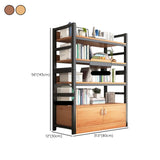 Classic Multi-shelves Vertical Alloy Display Bookcase Image - 46