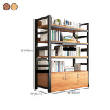 Classic Multi-shelves Vertical Alloy Display Bookcase Image - 49