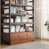 Classic Multi-shelves Vertical Alloy Display Bookcase Image - 5