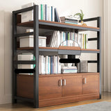 Classic Multi-shelves Vertical Alloy Display Bookcase Image - 6