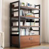 Classic Multi-shelves Vertical Alloy Display Bookcase Image - 9