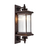 Classic Outdoor Black Waterproof Wall Lantern Sconce Image - 3