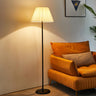 Classic Pleated Fabric Shade Standing Floor Lamp Image - 3