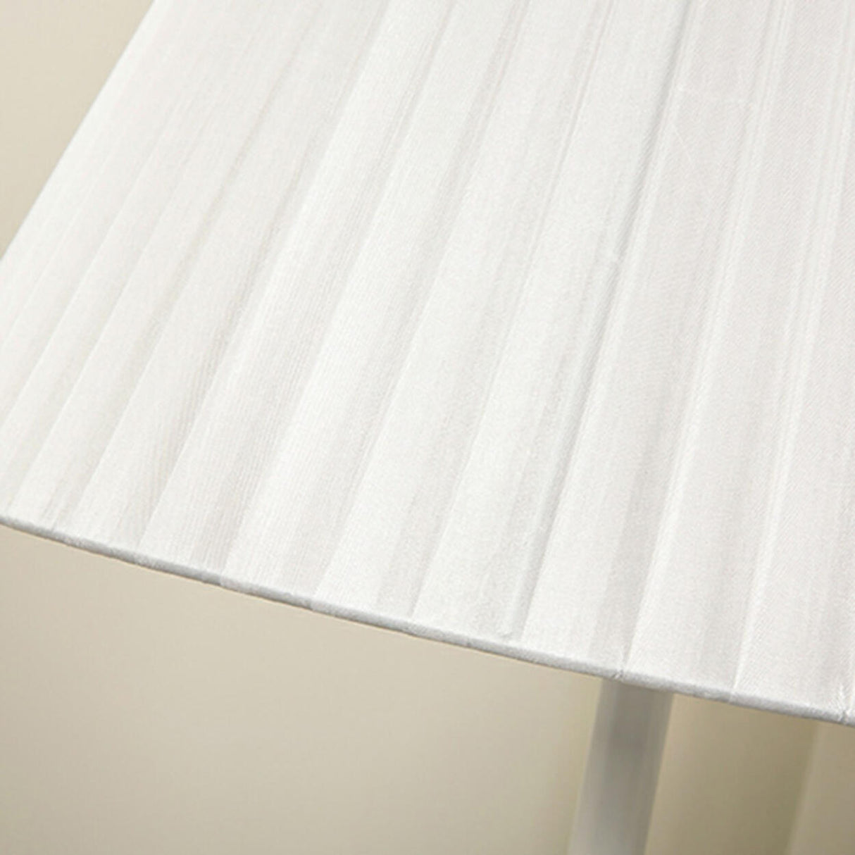 Classic Pleated Fabric Shade Standing Floor Lamp Image - 7