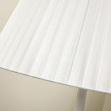 Classic Pleated Fabric Shade Standing Floor Lamp Image - 7