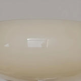 Classic Round Dining Room Cream Yellow Bowl Chandelier Image - 10