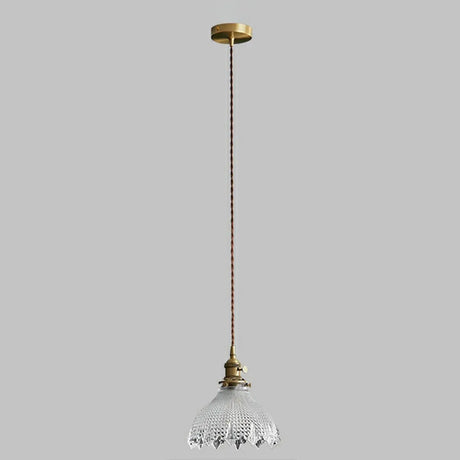 Classic Simplicity Cone Glass Pendant Ceiling Pendant Light Image - 2