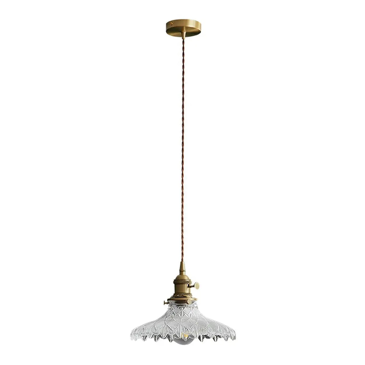 Classic Simplicity Cone Glass Pendant Ceiling Pendant Light Image - 7