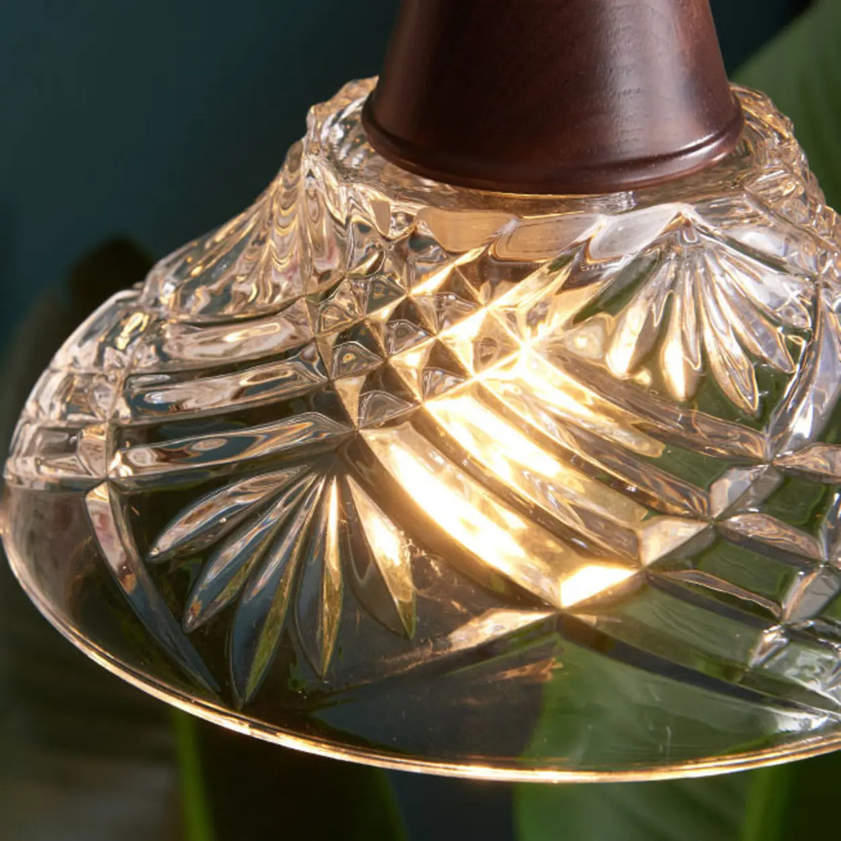 Classic Simplicity Glass Cone Brown Pendant Light Image - 12