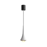 Classic Sleek Alloy Cone Metal Bedroom Pendant Light Image - 3