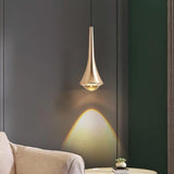 Classic Sleek Alloy Cone Metal Bedroom Pendant Light Image - 7