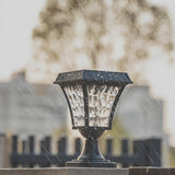 Classic Solar LED Lantern Outdoor Post Table Lamp Image - 11