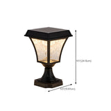 Classic Solar LED Lantern Outdoor Post Table Lamp #size