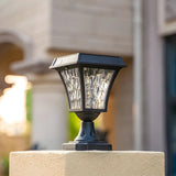 Classic Solar LED Lantern Outdoor Post Table Lamp Image - 3