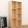 Classic Vertical Pine Wood Rectangular Display Bookcase Image - 2