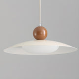 Classic White Resin Modern UFO Pendant Light Image - 10