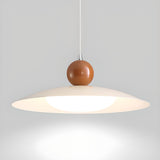 Classic White Resin Modern UFO Pendant Light Image - 12