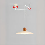 Classic White Resin Modern UFO Pendant Light Image - 13