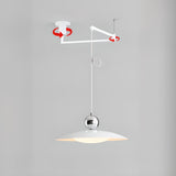 Classic White Resin Modern UFO Pendant Light Image - 16