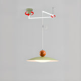 Classic White Resin Modern UFO Pendant Light Image - 17