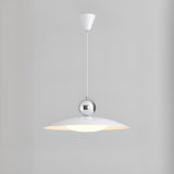 Classic White Resin Modern UFO Pendant Light Image - 3