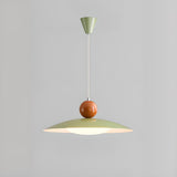 Classic White Resin Modern UFO Pendant Light Image - 5