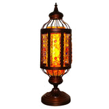 Classical Turkish Tower Stained Glass Decor Table Lamp Image - 10