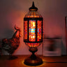 Classical Turkish Tower Stained Glass Decor Table Lamp Image - 5