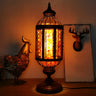 Classical Turkish Tower Stained Glass Decor Table Lamp Image - 7