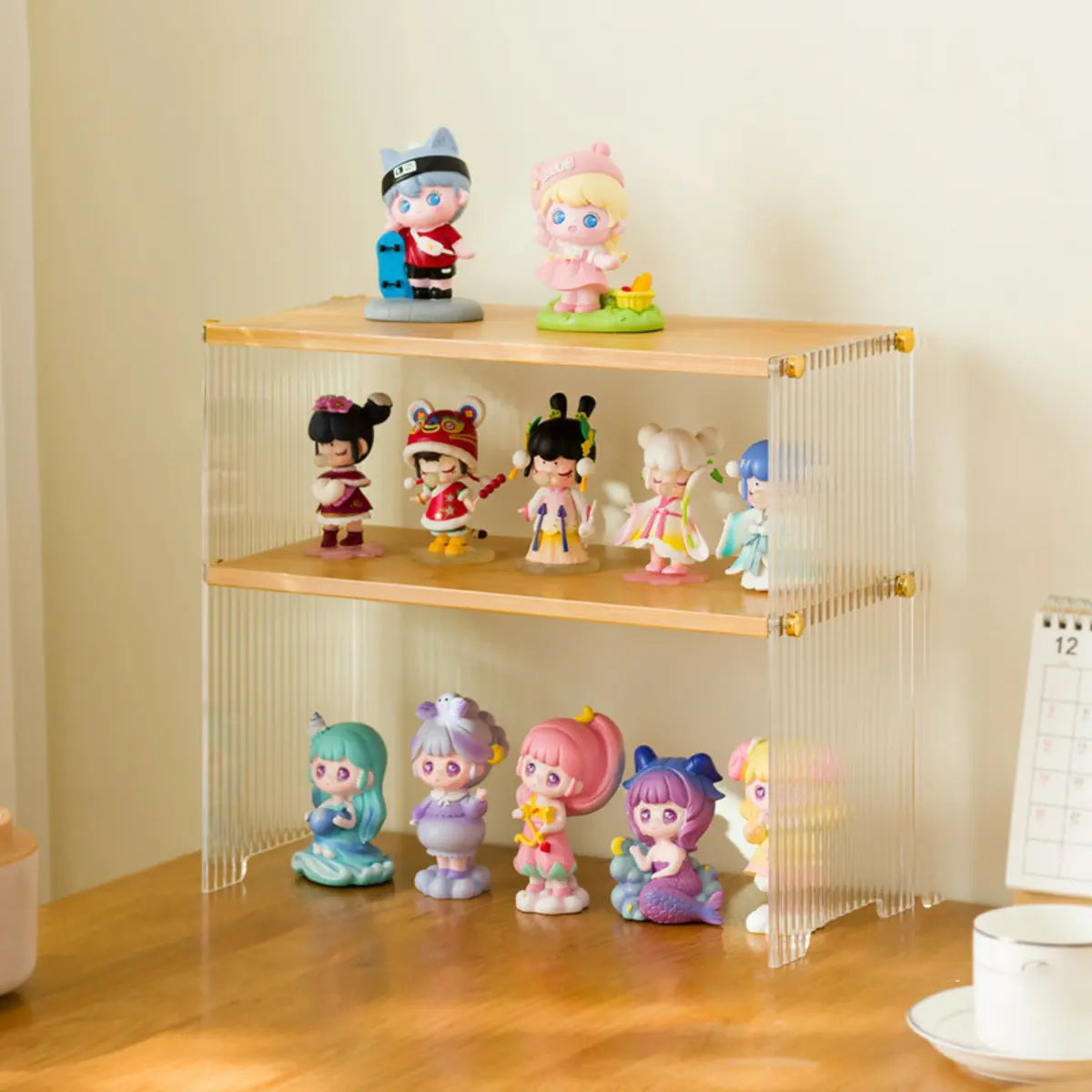 Clear Acrylic Stackable Figure Short Display Cabinet Image - 10