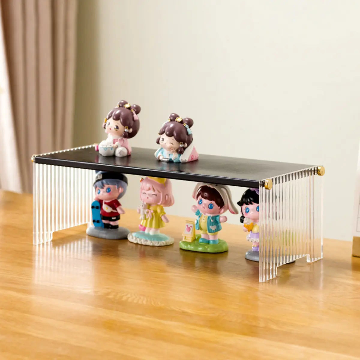 Clear Acrylic Stackable Figure Short Display Cabinet Image - 2