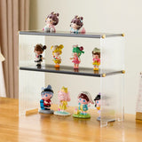 Clear Acrylic Stackable Figure Short Display Cabinet Image - 3