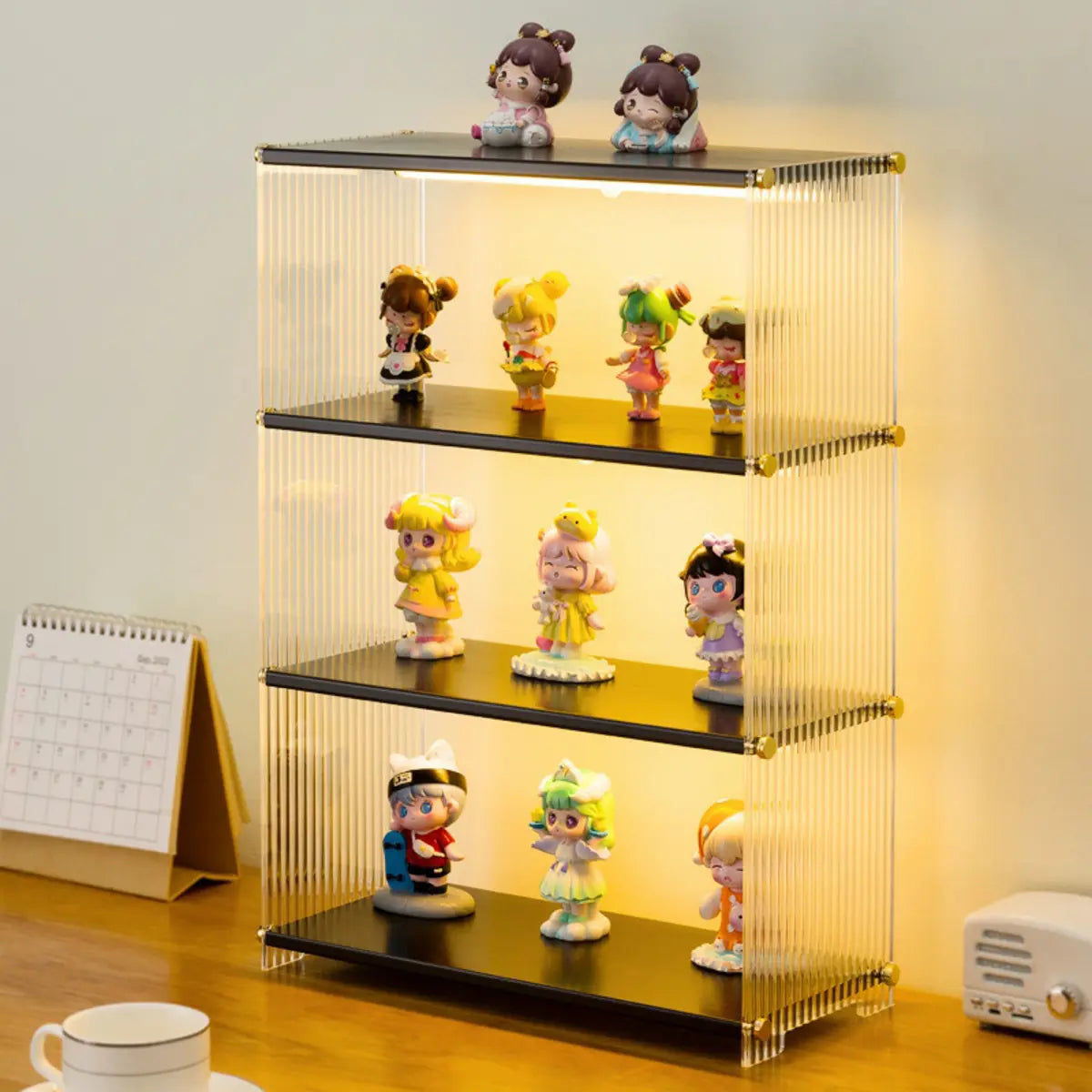 Clear Acrylic Stackable Figure Short Display Cabinet Image - 4