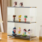 Clear Acrylic Stackable Figure Short Display Cabinet Image - 5