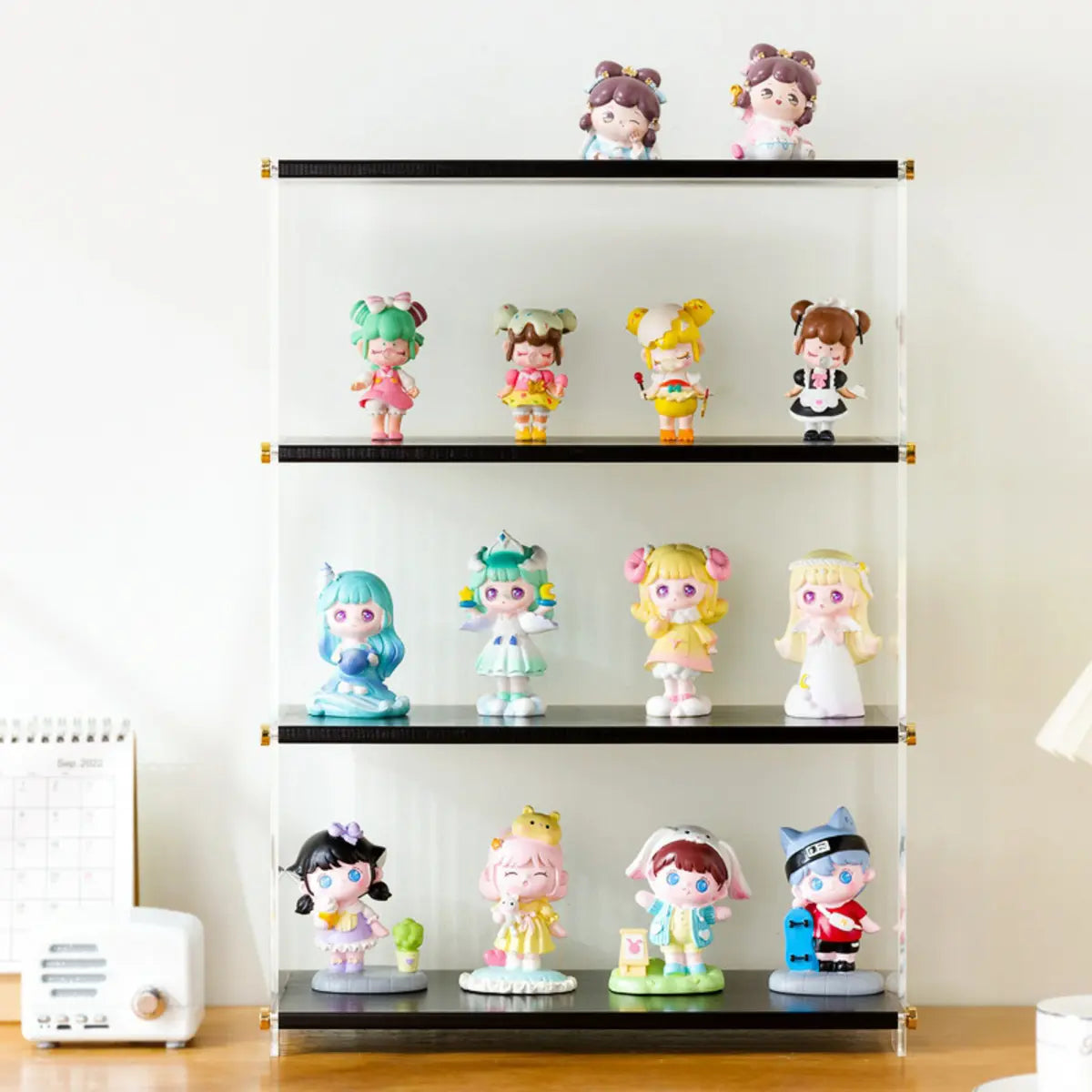 Clear Acrylic Stackable Figure Short Display Cabinet Image - 6