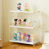 Clear Acrylic Stackable Figure Short Display Cabinet Image - 7