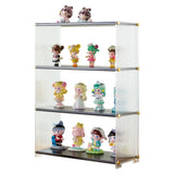 Clear Acrylic Stackable Figure Short Display Cabinet Image - 9