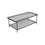 Clear Glass Shelves Scratch Resistant Coffee Table Image - 9